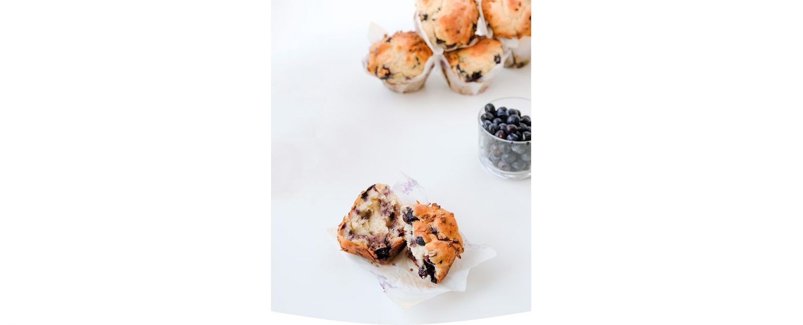 Blueberry Muffins Recipe with Yogurt