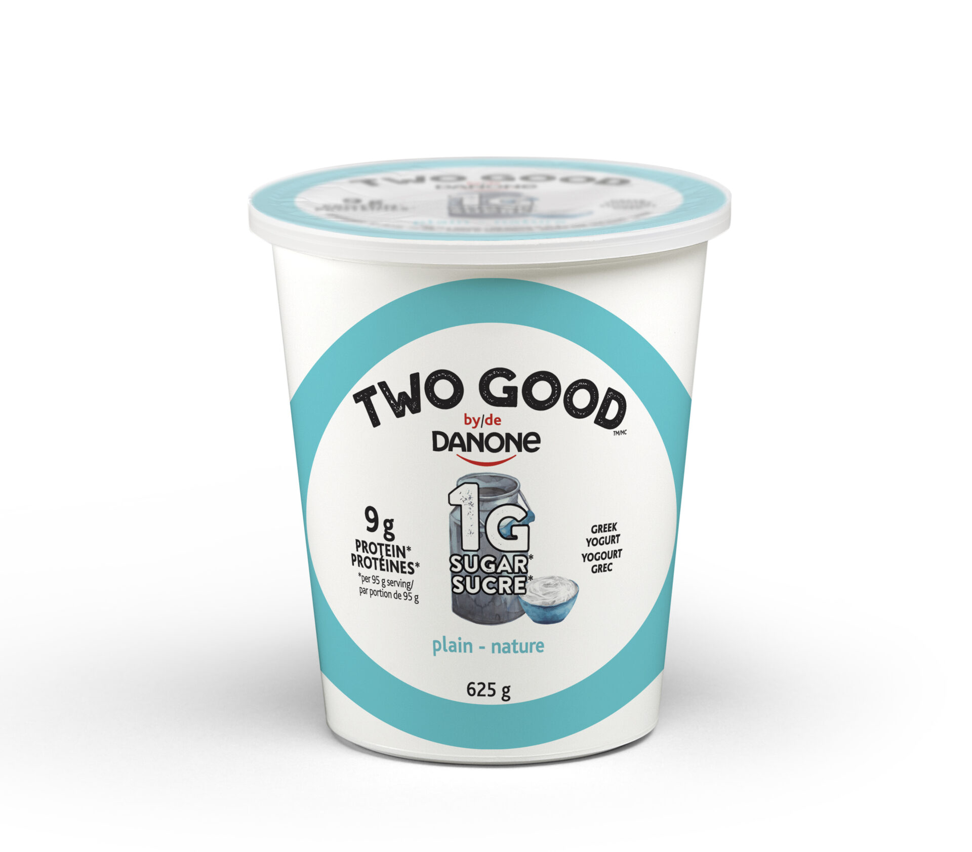 Plain Greek Yogurt With 1 G Of Sugar Per 95 G Serving Two Good