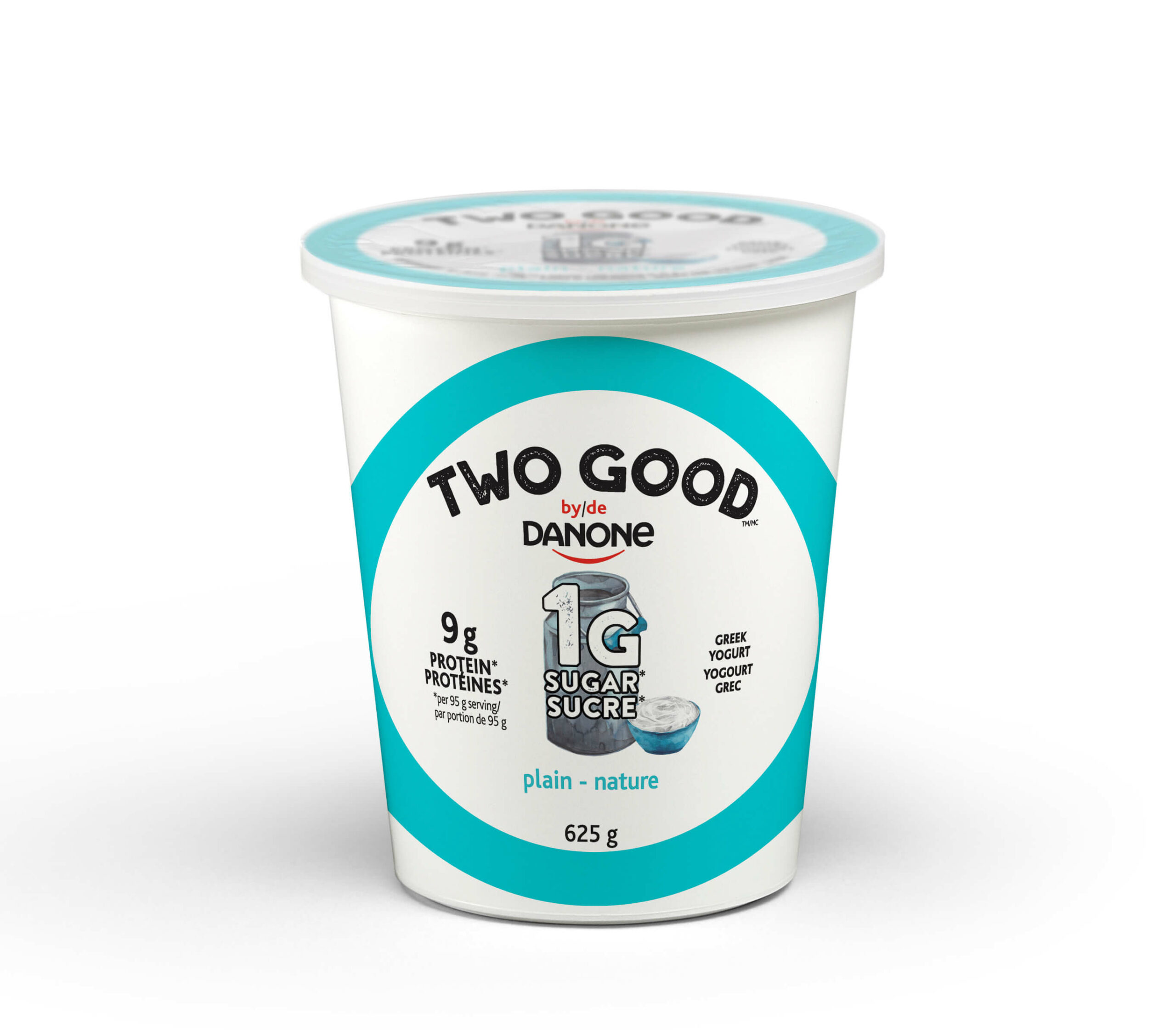 Yogourt grec nature à faible teneur en sucre